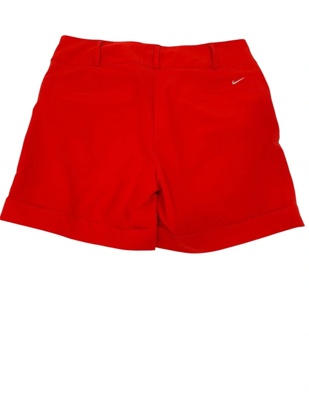Nike women's golf red Stretch Shorts side pockets size M - Picture 3 of 5